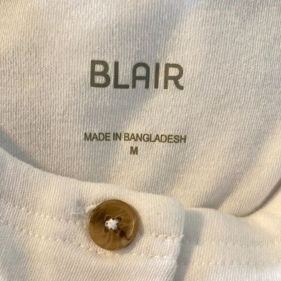 Blair Colorblock Embroidered Giraffe Button Up Long Sleeve Shirt Size Med - Picture 5 of 7